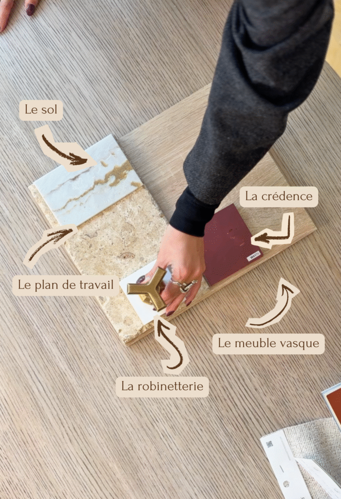 matériaux salle de bain provençale