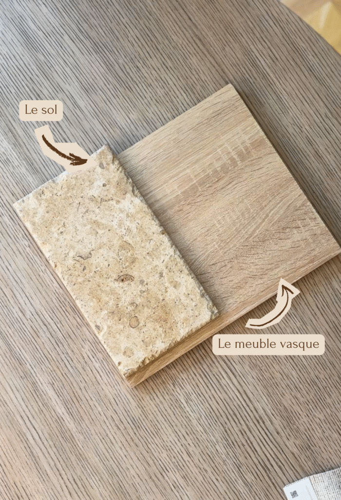 palette matériaux salle de bain